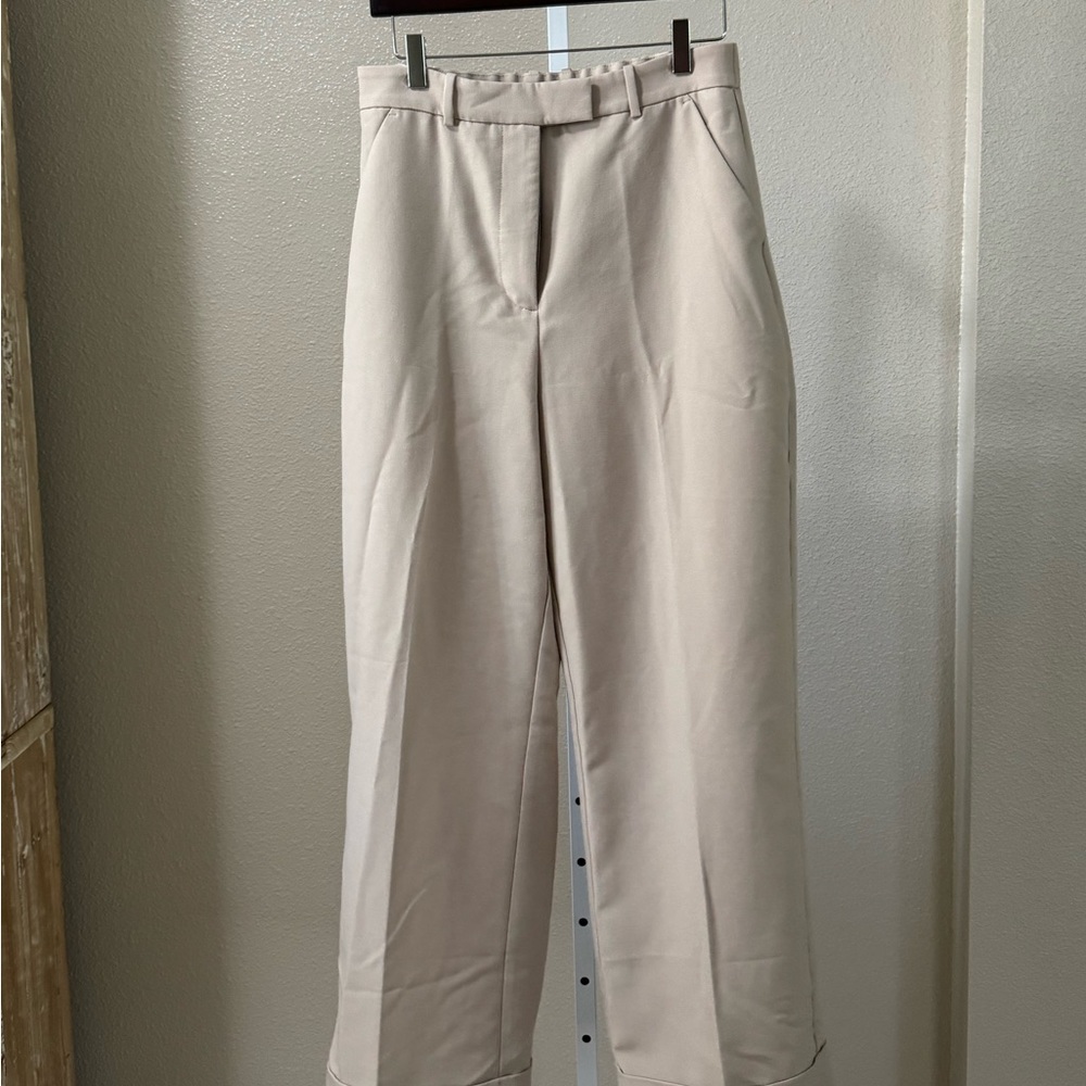 Abercrombie Curve Love Tailored Wide Leg Pant